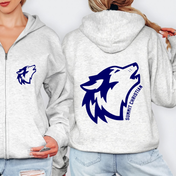 Summit Christian Big Mascot Full Zip Hoodie