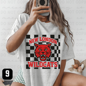 Retro New London Wildcats Spiritwear - Preorder