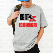Kent Roughriders Bold Block Stack Tee/Crewneck