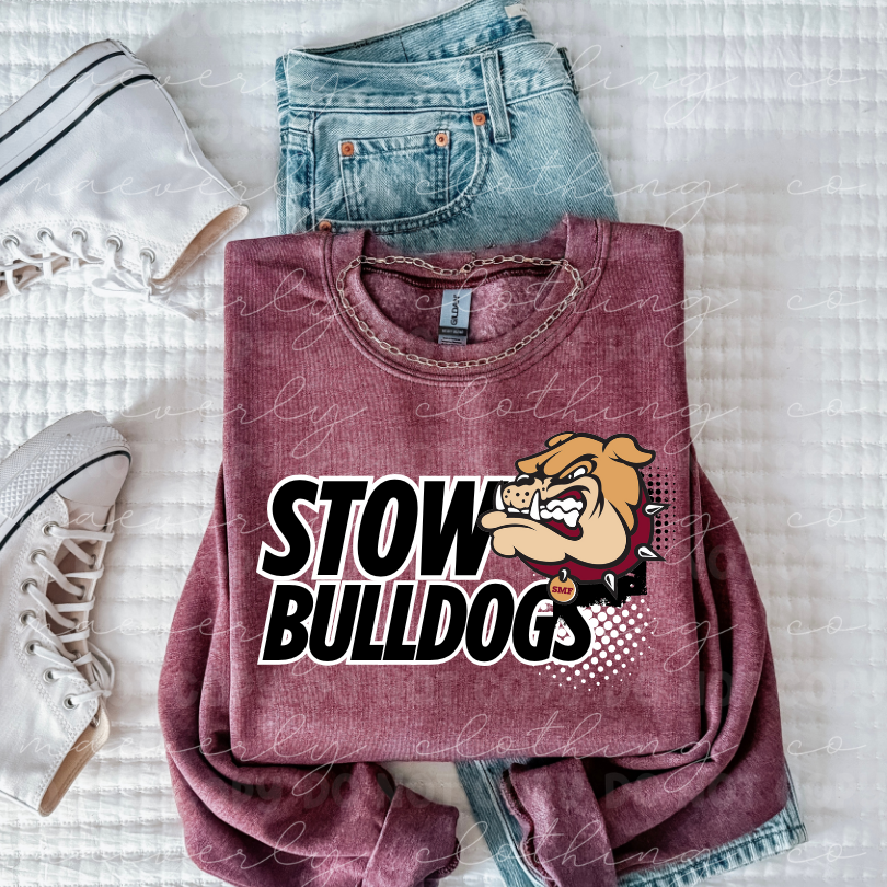 Stow Bulldogs Fan Tee/Crewneck
