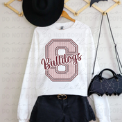Stow Bulldogs Seersucker Tee/Crewneck