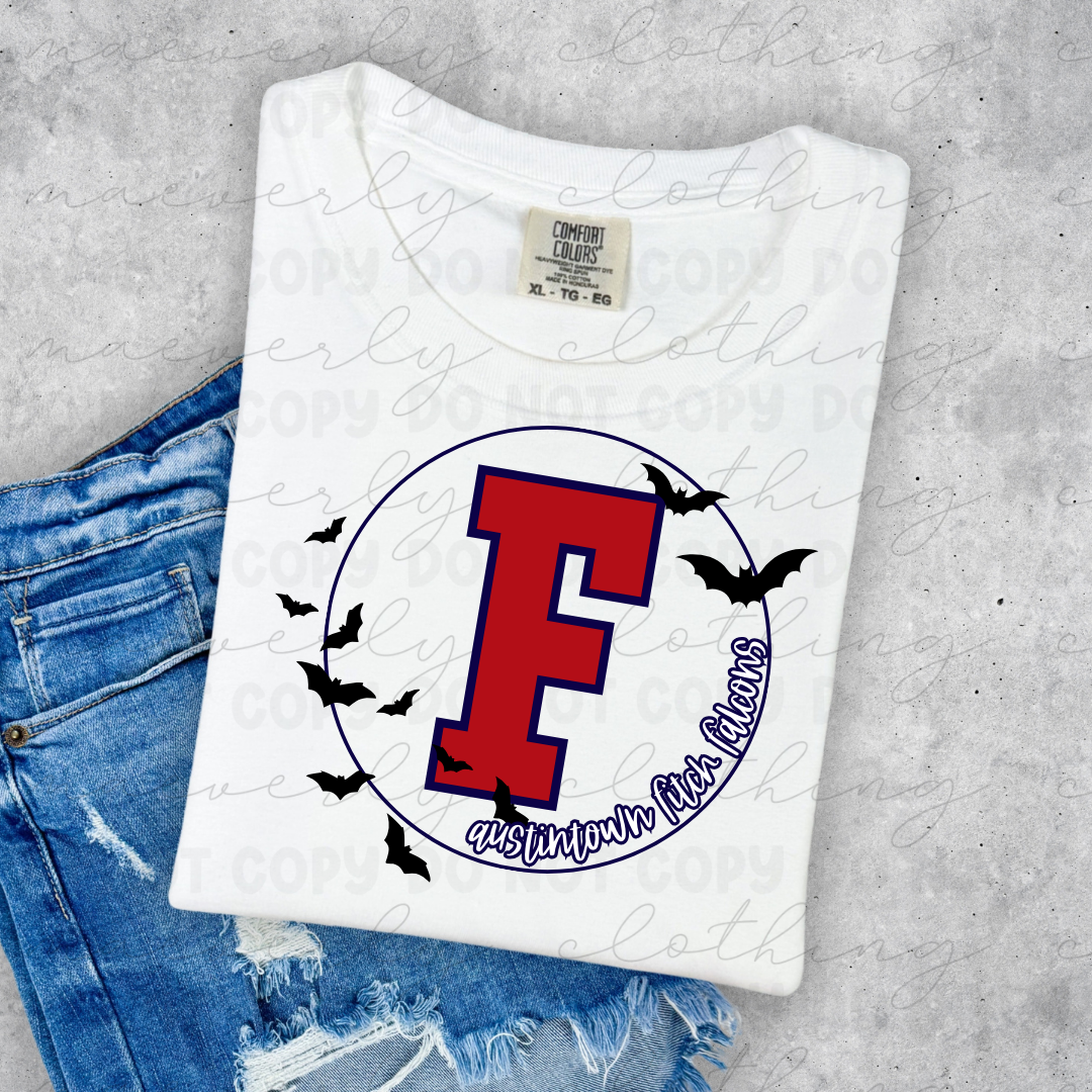 Austintown Fitch Bat Tee/Crewneck