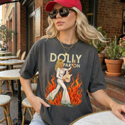 DP Rhinestones & Flames Graphic