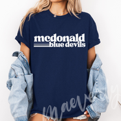 The Cutesy Graphic || McDonald Blue Devils