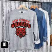 Retro New London Wildcats Spiritwear - Preorder