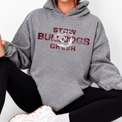 Distressed and Layered Cheer Graphic || Stow Cheer Fundraiser