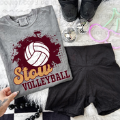 Stow Volleyball Splatter Graphic