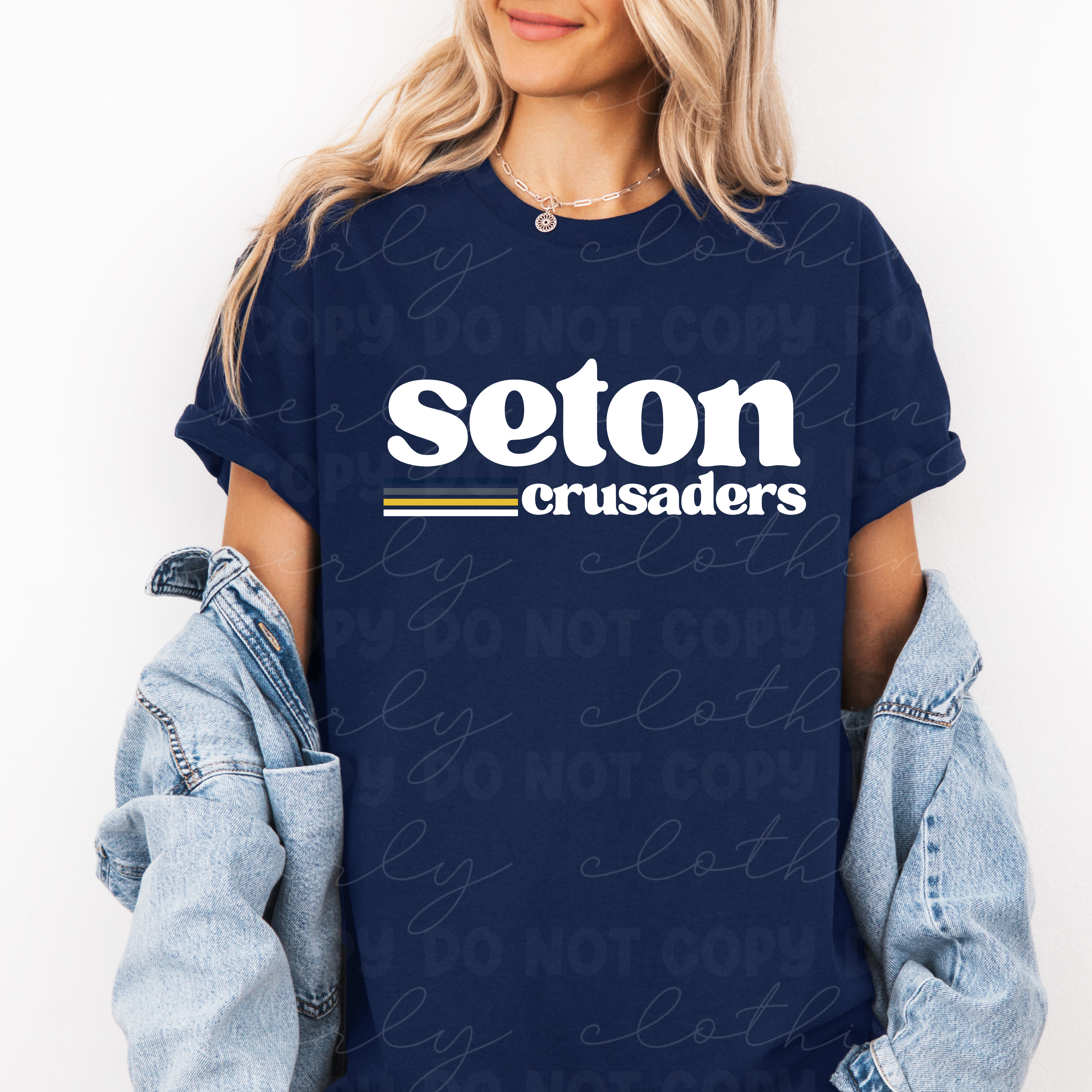 Seton Cutesy Tee/Crewneck