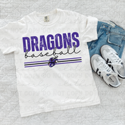 Dragons Distressed and Pretty Graphic