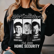 Home Security Mug Shots Tee/Crewneck