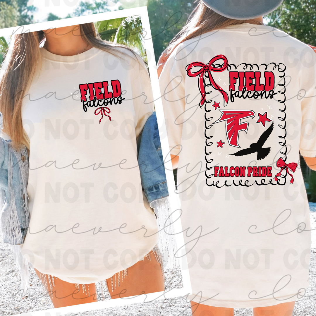 Field Falcons Coquette Spiritwear Graphic Preorder