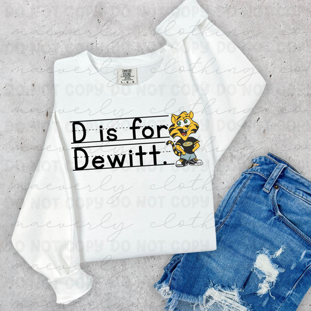 Cuyahoga Falls D is for Dewitt Tee/Crewneck