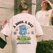 A Book A Day Tee/Crewneck