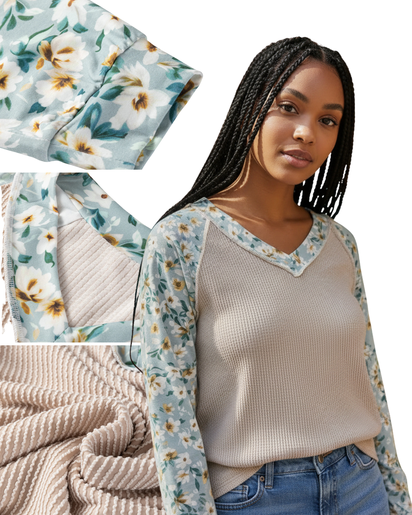 Urban Knit Floral Fun Top PREORDER