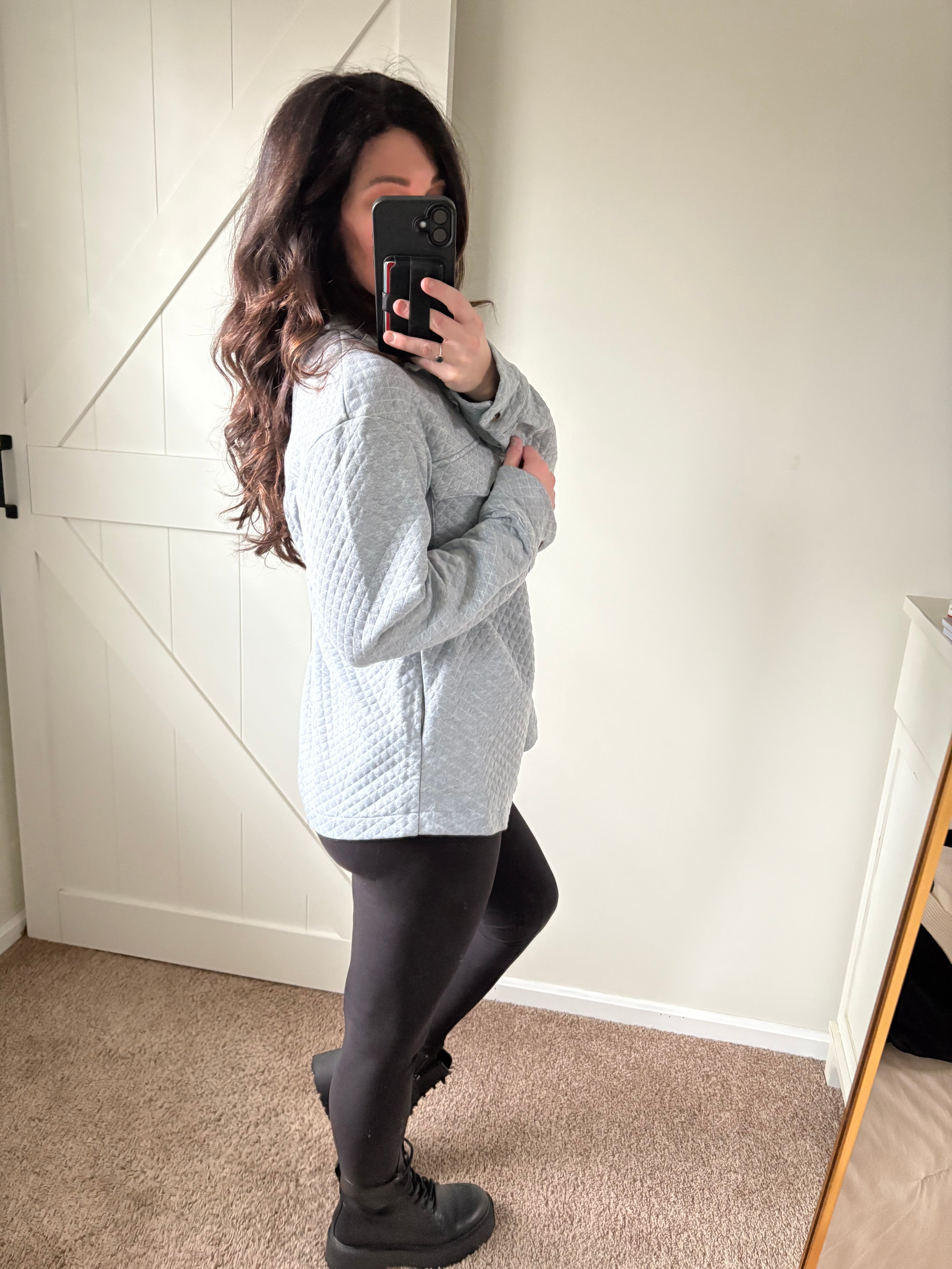 Quilted Coziness Shacket PREORDER