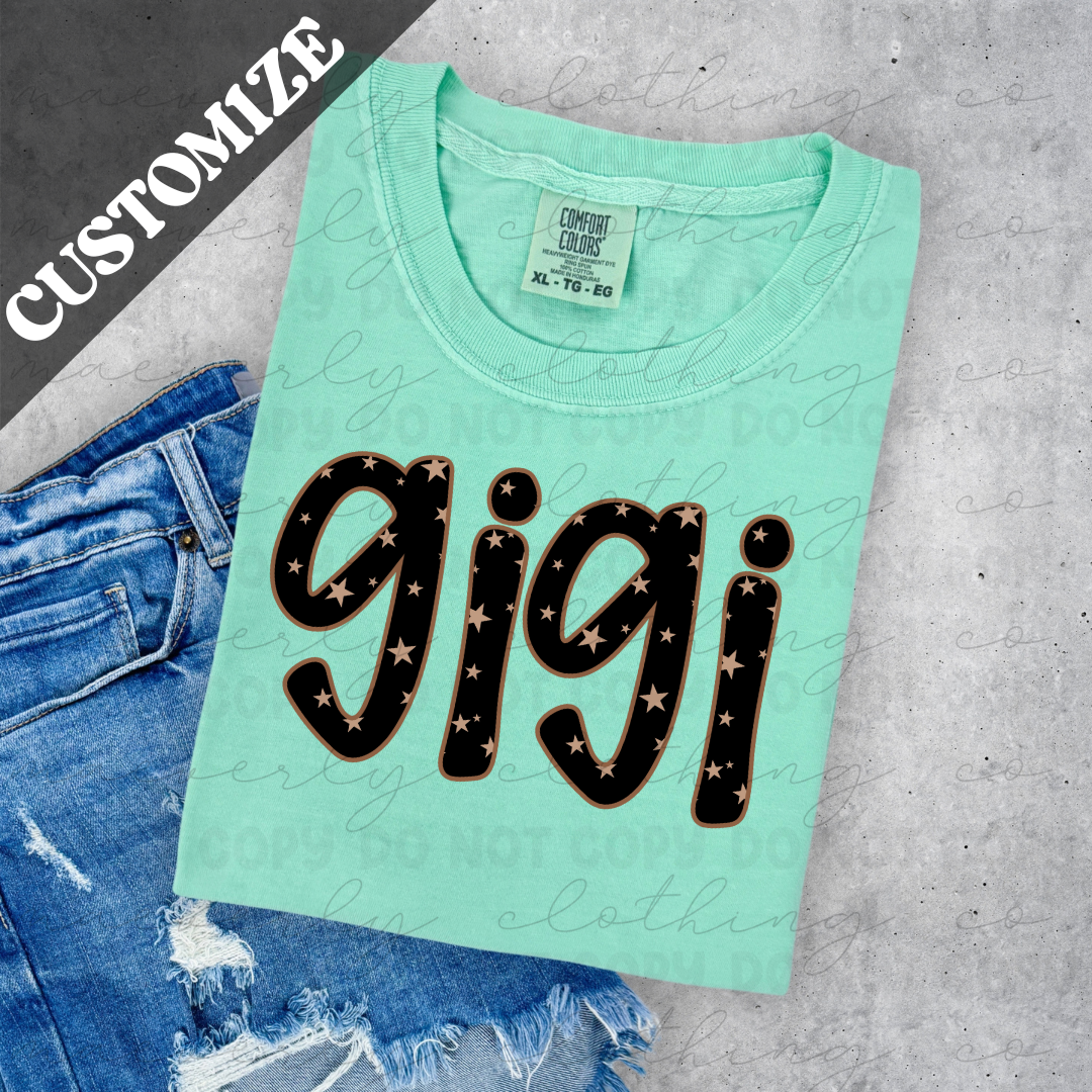 Personalized Neutral Names Tee/Crewneck