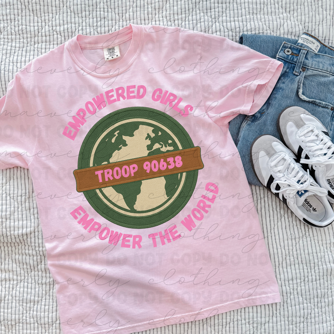 Girl Scout Empowered Girls Graphic