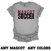 CUSTOM Cutout Mascot Sport Tee