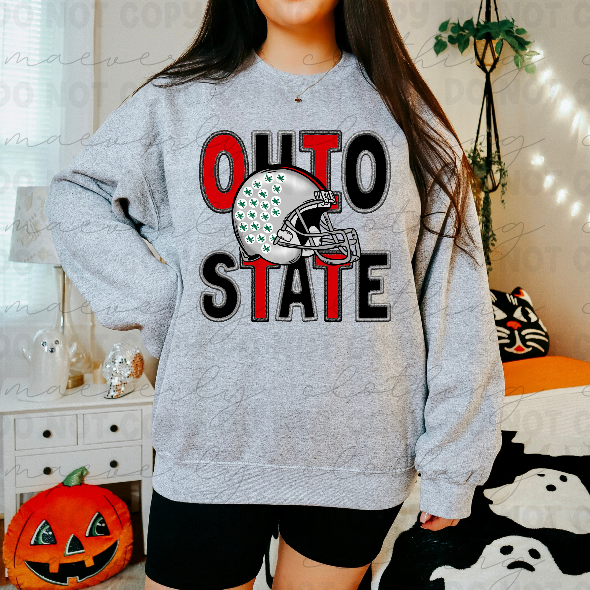 Faux Sequins || Ohio State Buckeyes