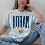 Hoban Knights Stacked and Bows Mascot Tee/Crewneck