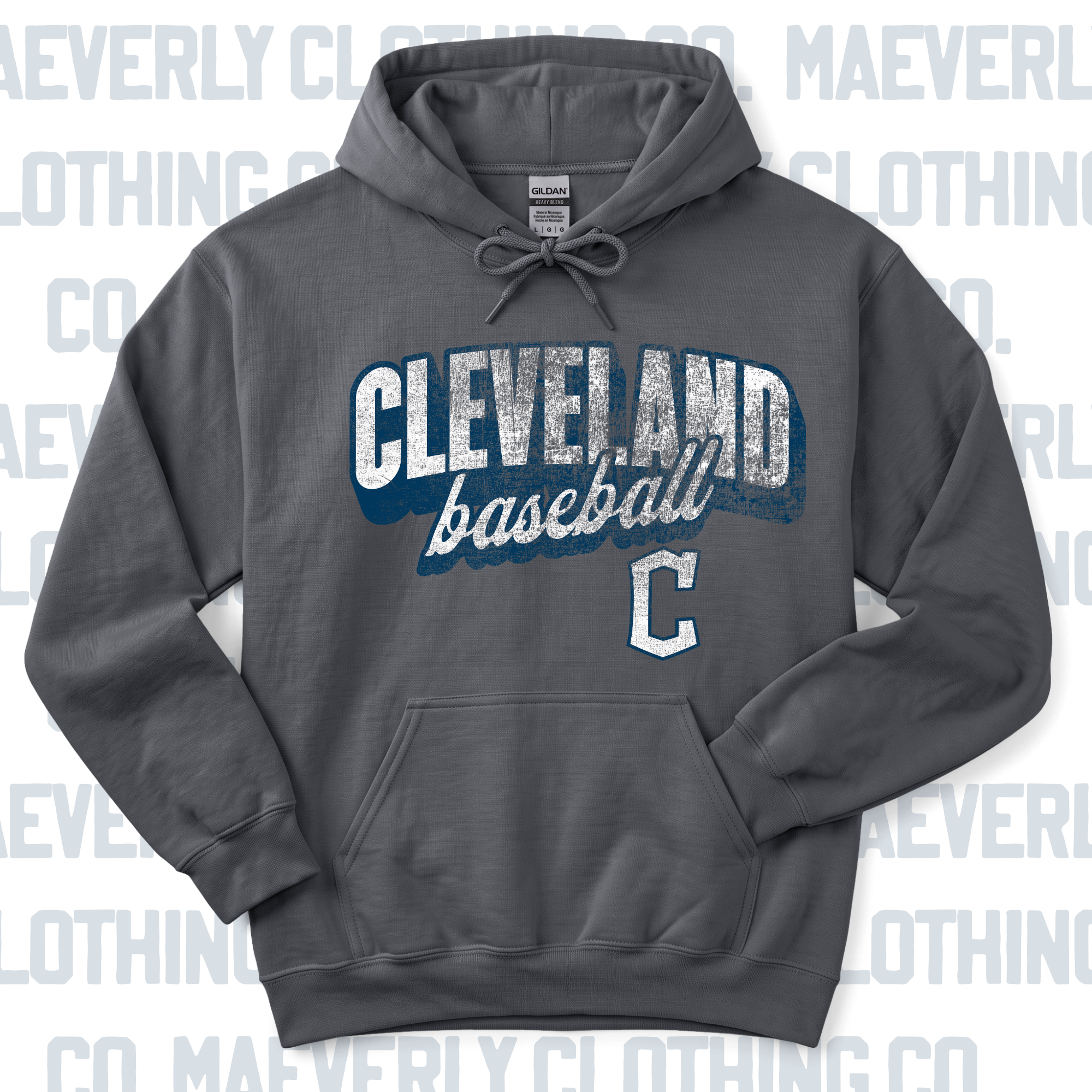 Super Distressed Shadow Arch || Cleveland Guardians