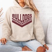 Stow Bulldogs Chevron Tee/Crewneck