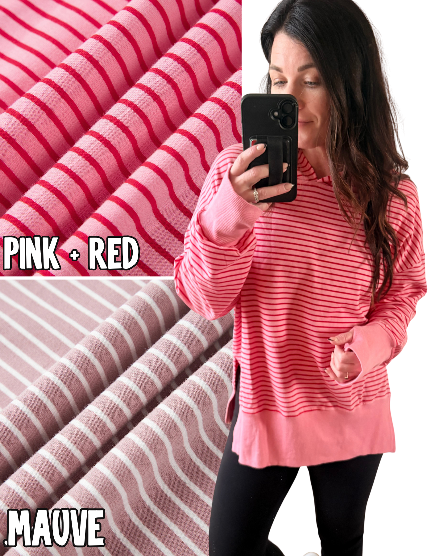 Sweet Stripe Everyday Hoodie PREORDER