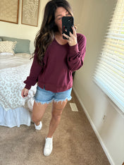 Chill Out Waffle Knit Top PREORDER