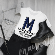 The Checkered Pride Graphic || McDonald Blue Devils