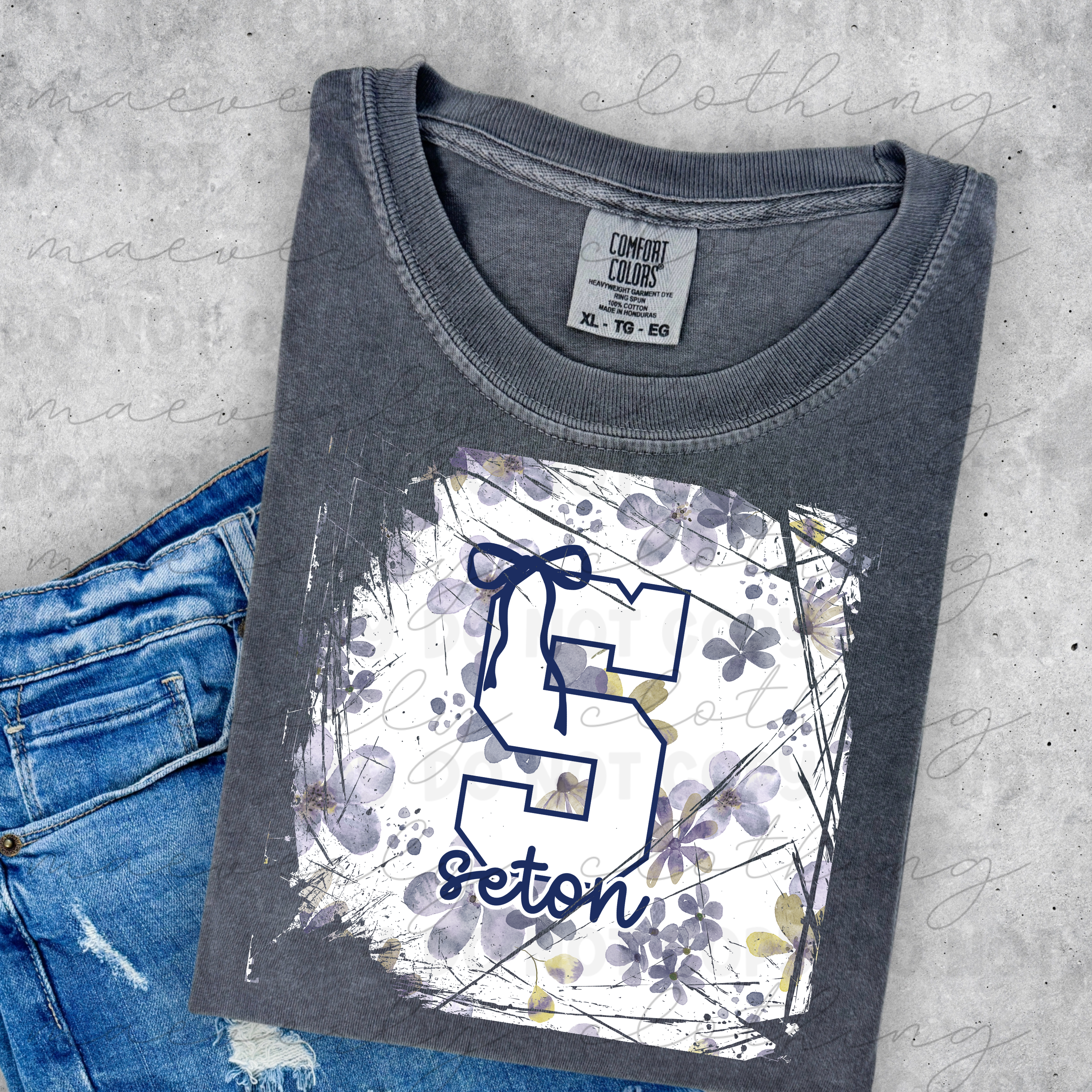Seton Spirit Bloom Tee/Crewneck