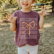 Stow Bulldogs Varsity Bow Tee/Crewneck