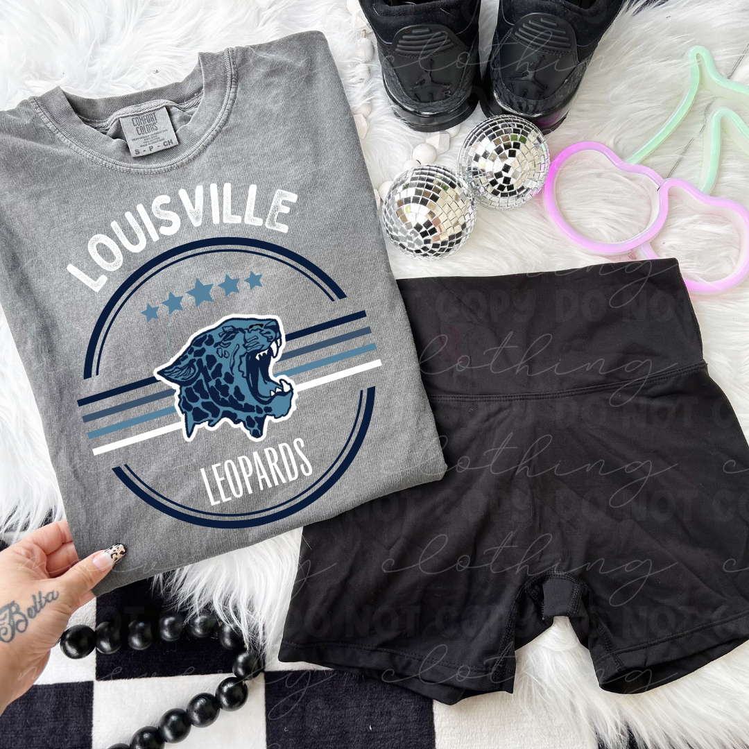 Louisville Leopards All-Star Circle Tee/Crewneck