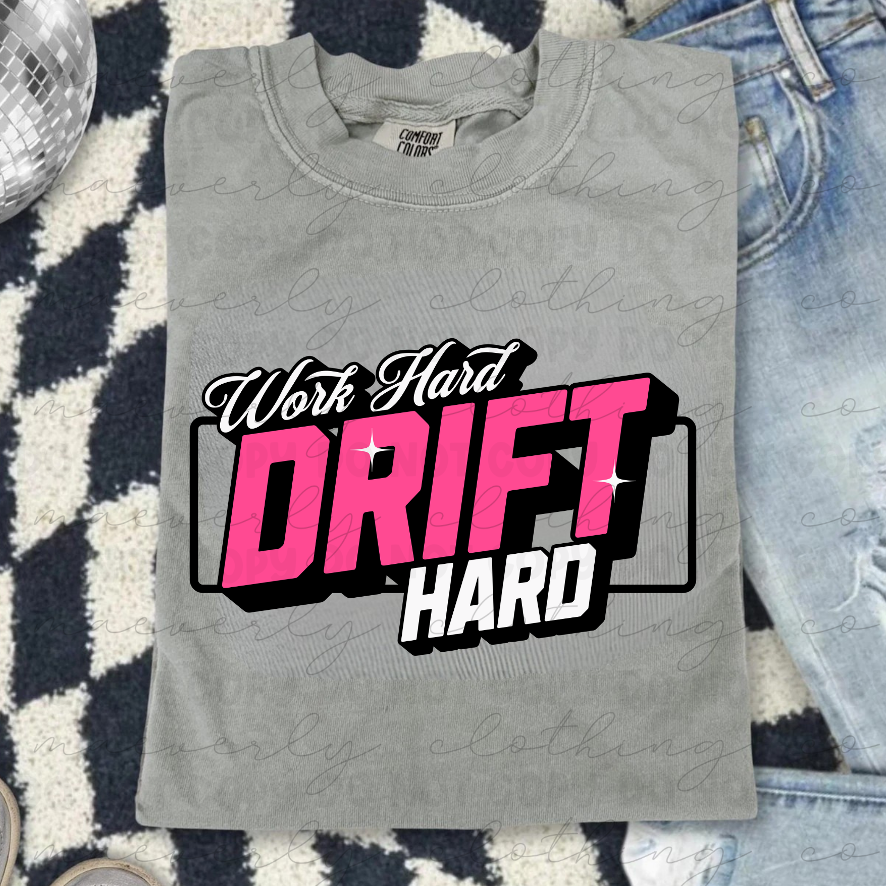 Work Hard Drift Hard Graphic