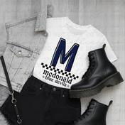 McDonald Blue Devils Checkered Pride Tee/Crewneck