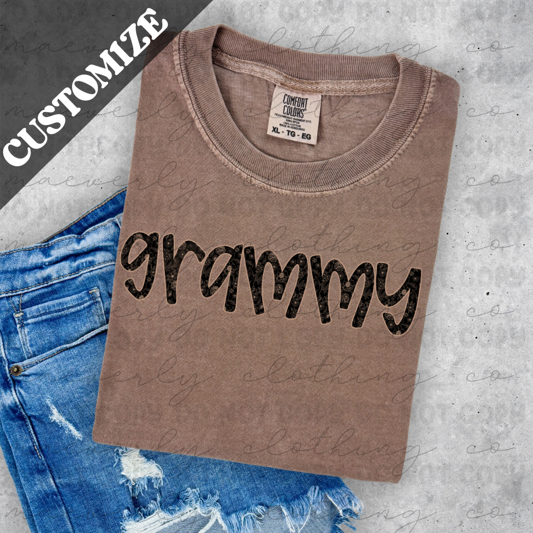 Personalized Neutral Names Tee/Crewneck