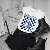 Seton Bleacher Check Tee/Crewneck