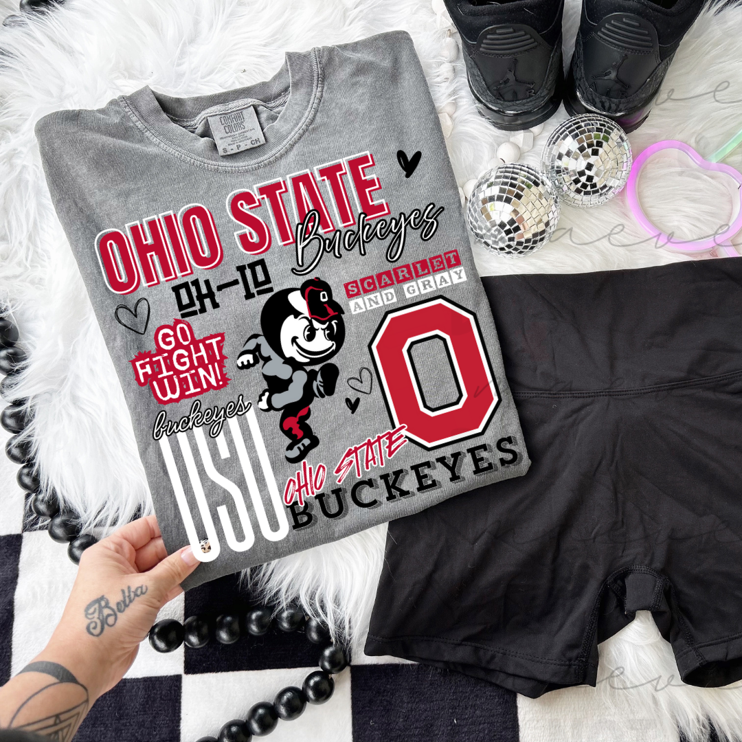 Ohio State Pep Rally Remix Tee/Crewneck
