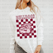 Custom Bleacher Check Tee/Crewneck - ANY SCHOOL/TEAM