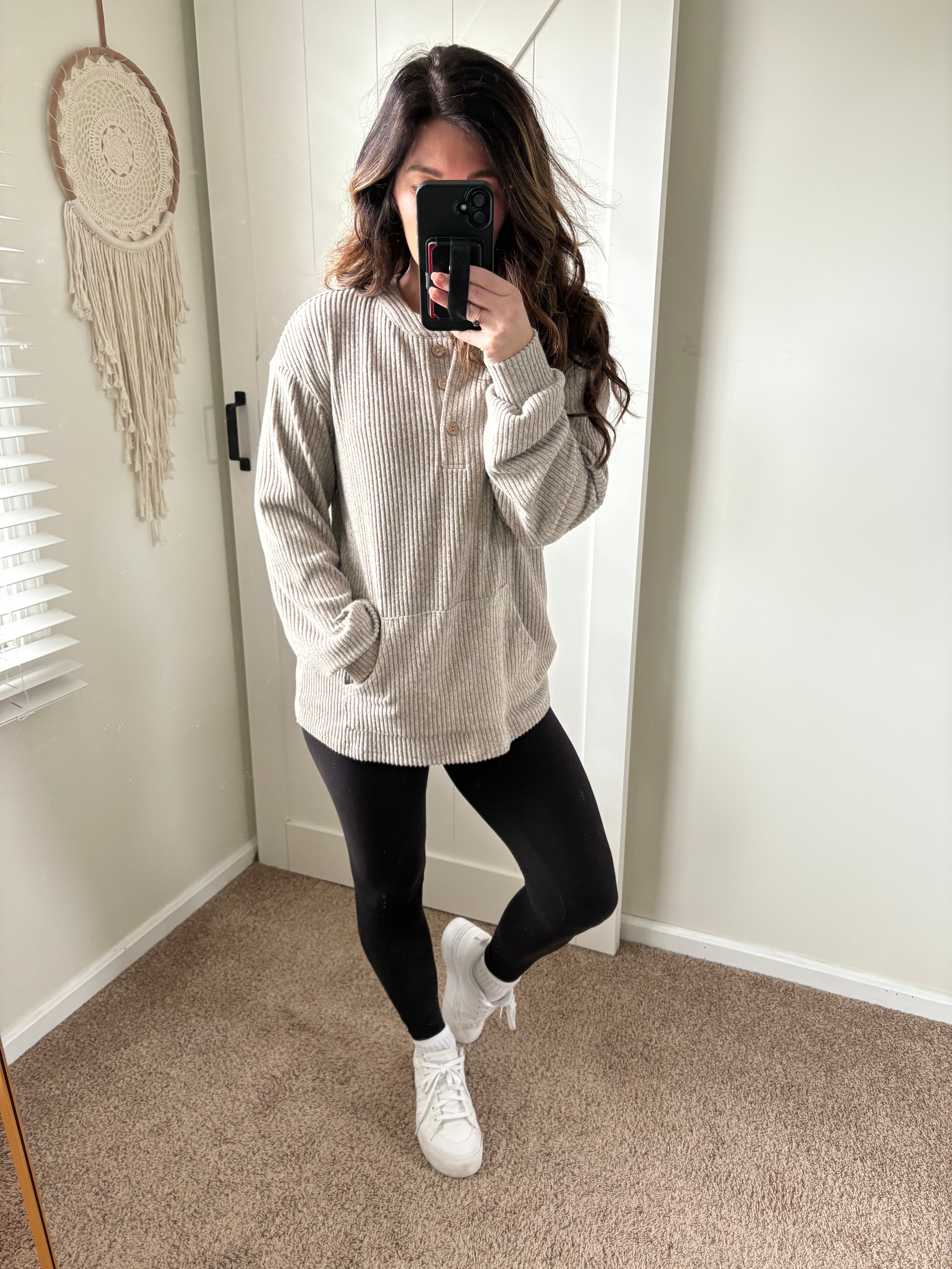 Everyday Ease Ribbed Henley PREORDER