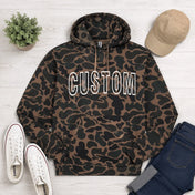 Custom Embroidered Duck Camo Hoodie PREORDER