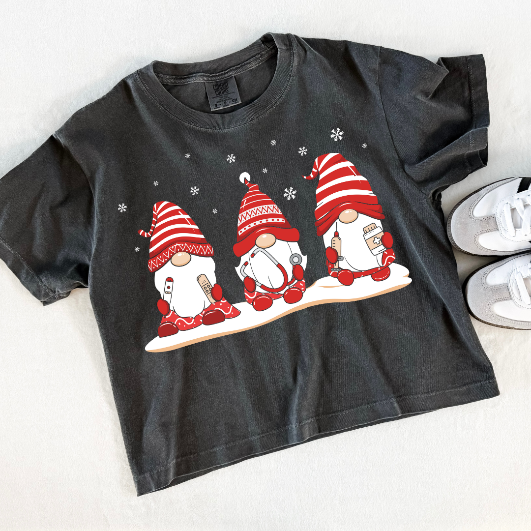 Gnome Nurse Tee/Crewneck