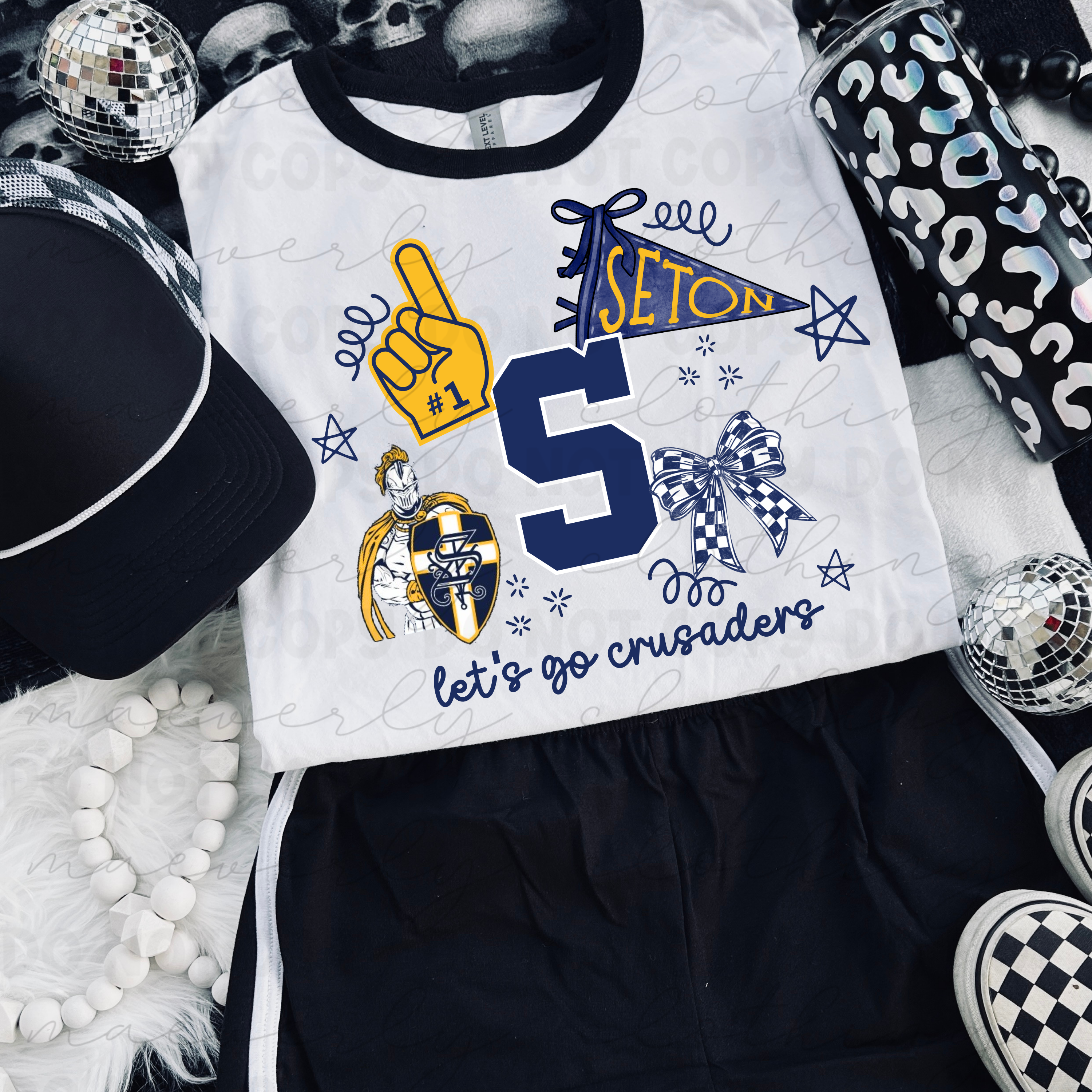 Seton Pep Rally Pick Mascot Tee/Crewneck