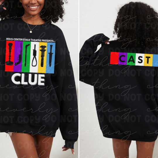 Walsh Clue Tee/Crewneck