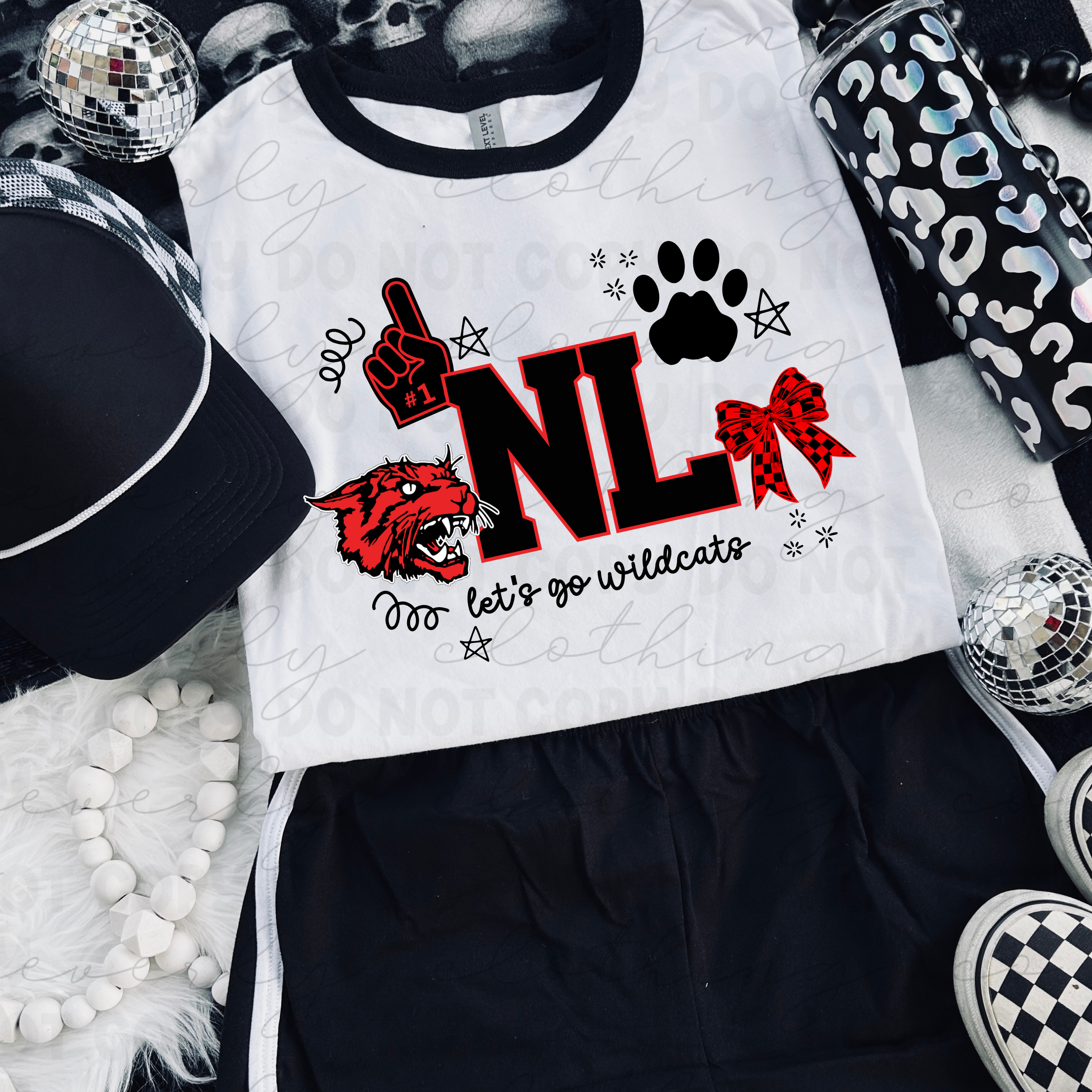 New London Pep Rally Pick Mascot Tee/Crewneck