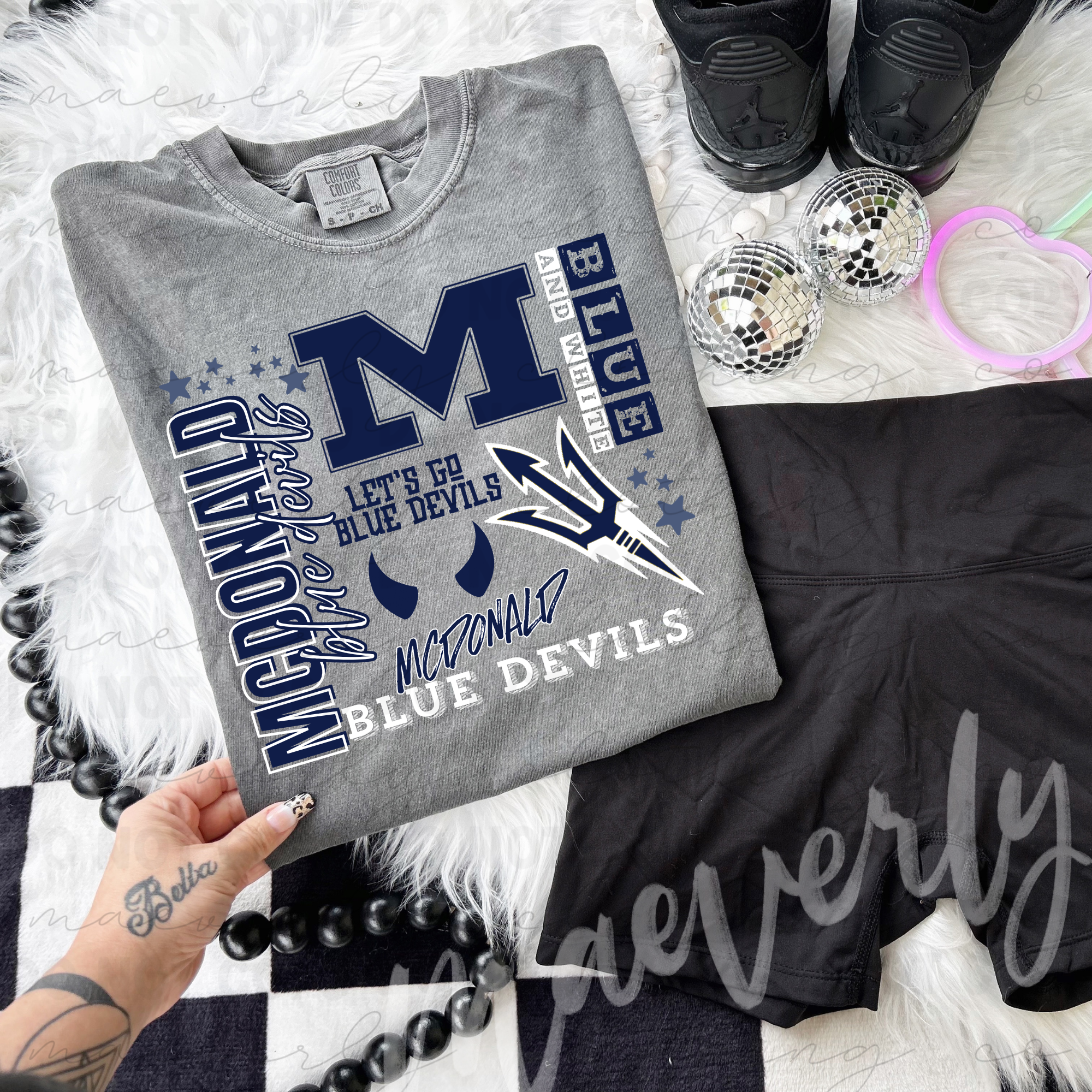 The Pep Rally Remix Graphic || McDonald Blue Devils
