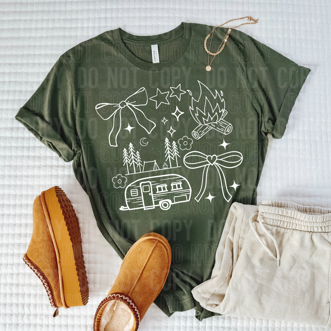 Camping Doodles Graphic