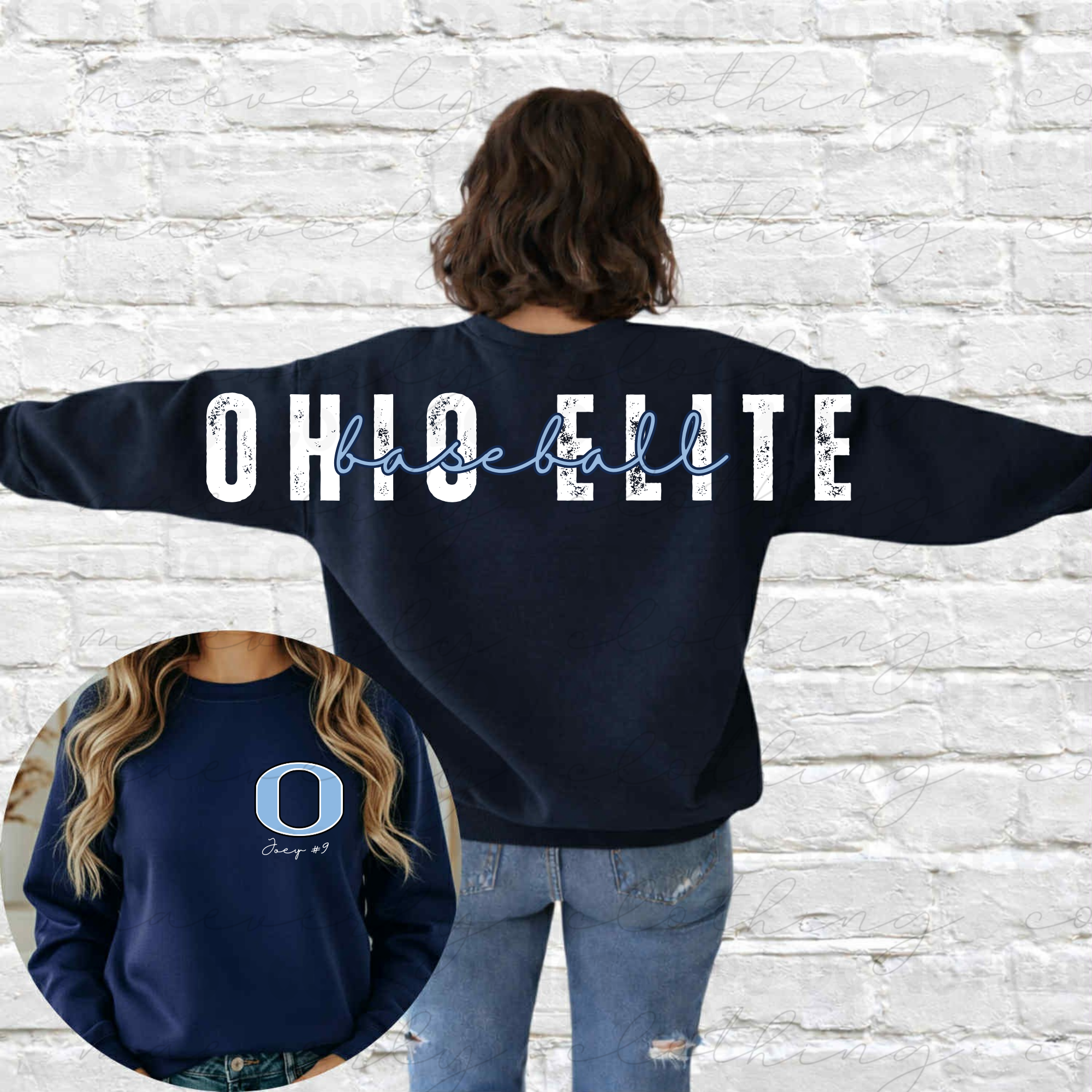 Ohio Elite Custom Back Crewneck Preorder