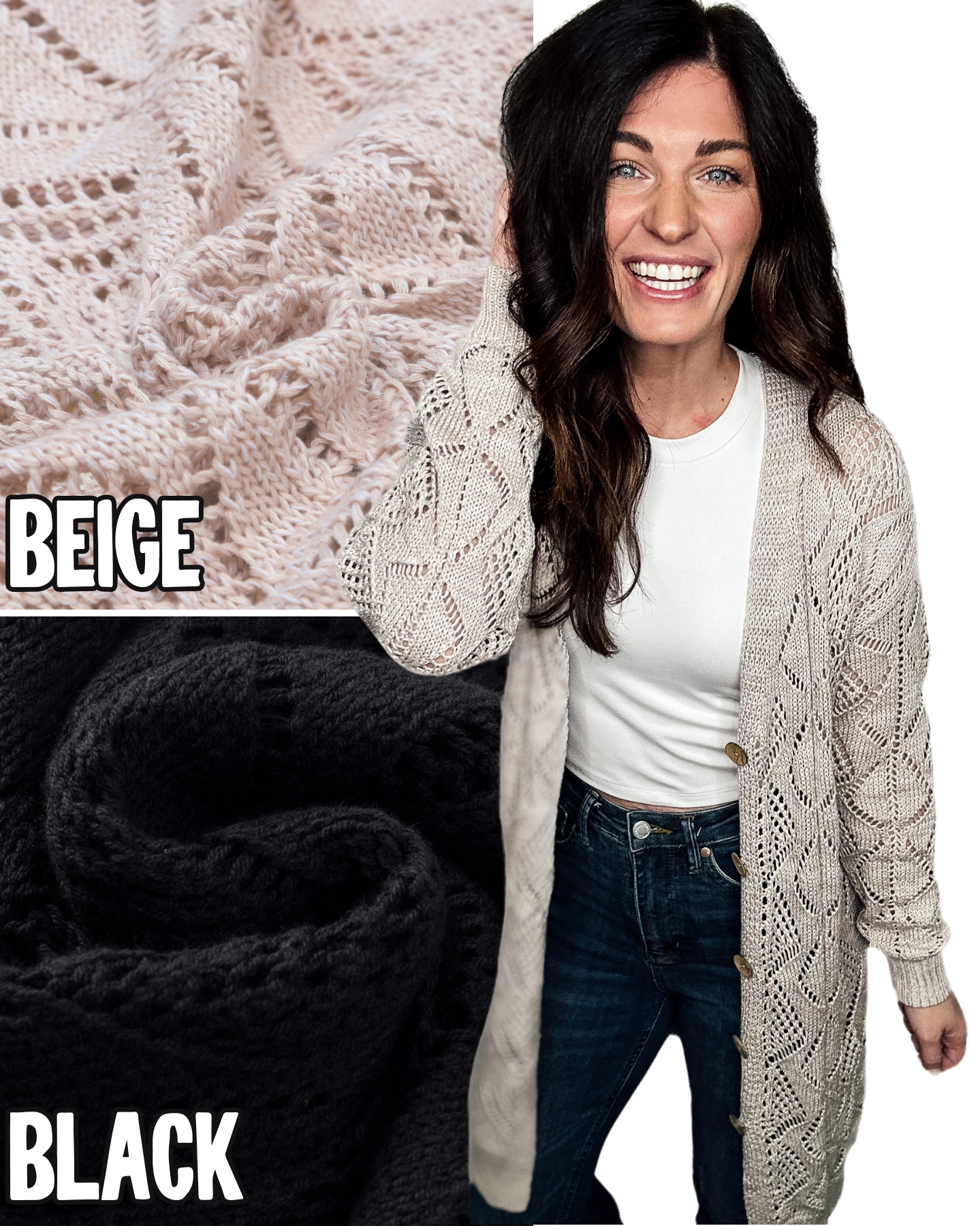 Soft Serenity Button Cardigan - PREORDER