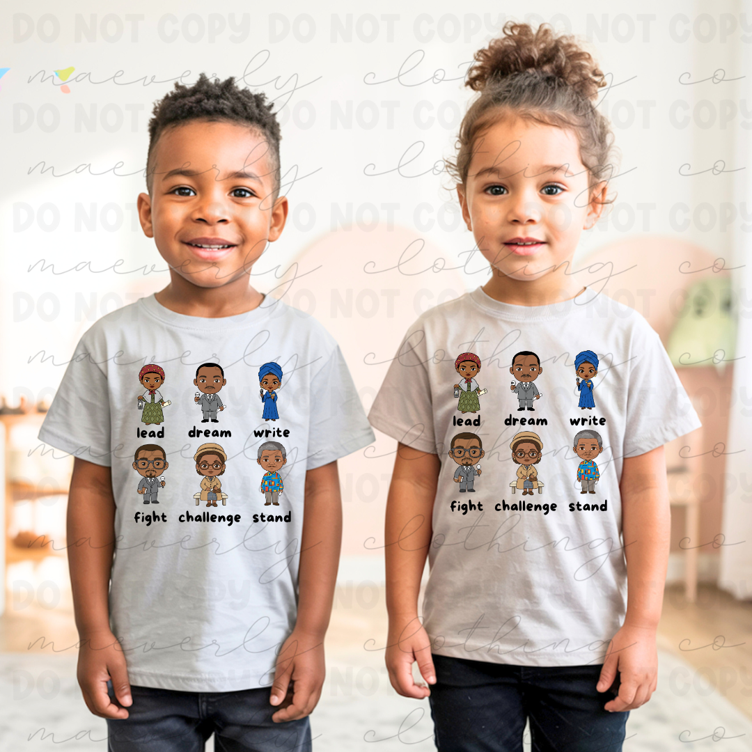 Leaders of Black History Graphic