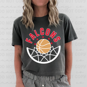 Field Falcons Basketball Hoops Tee/Crewneck